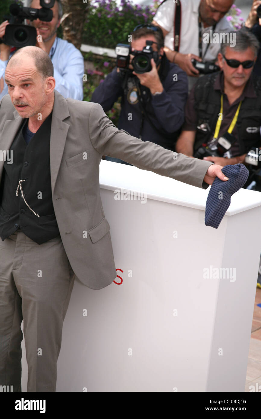 Denis Lavant at the Holy Motors photocall at the 65th Cannes Film Festival France. Wednesday 23rd May 2012 Stock Photo