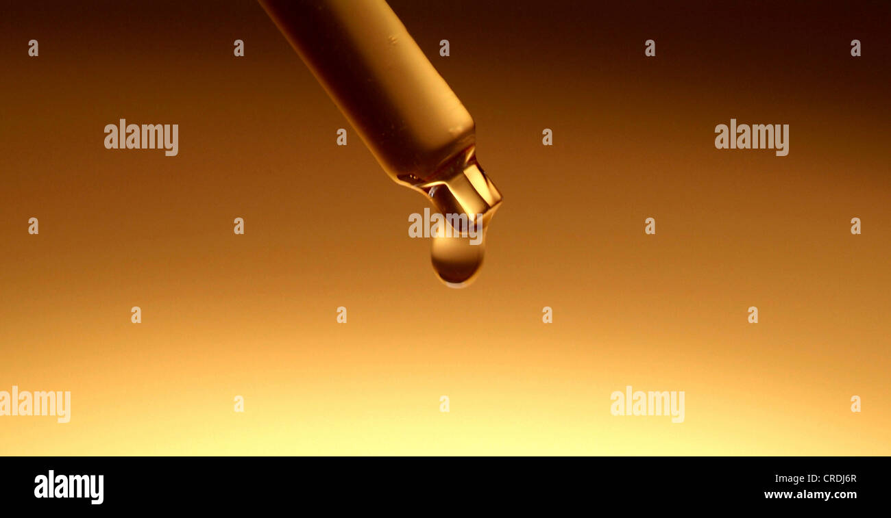 pipette with drop Stock Photo Alamy
