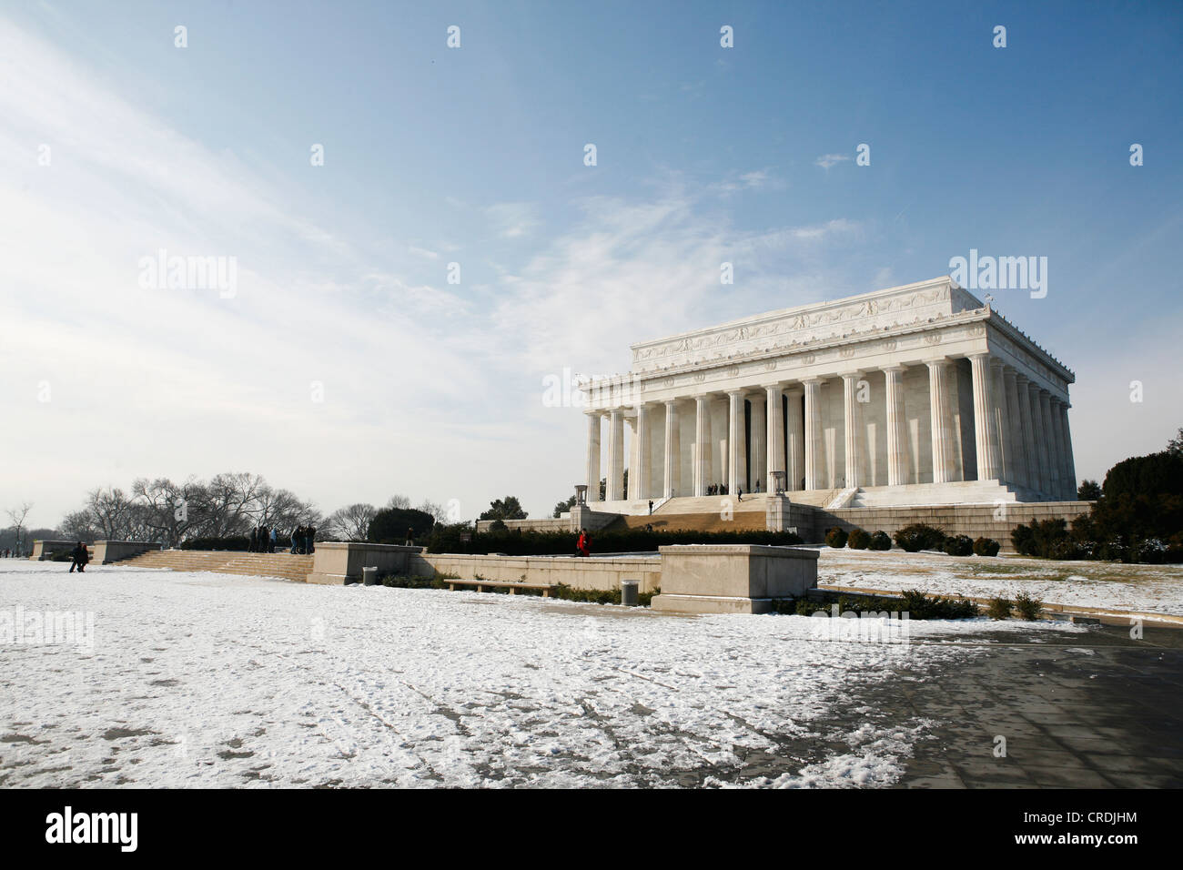 The Abraham Lincoln Monument in Washington DC, USA, America Stock Photo