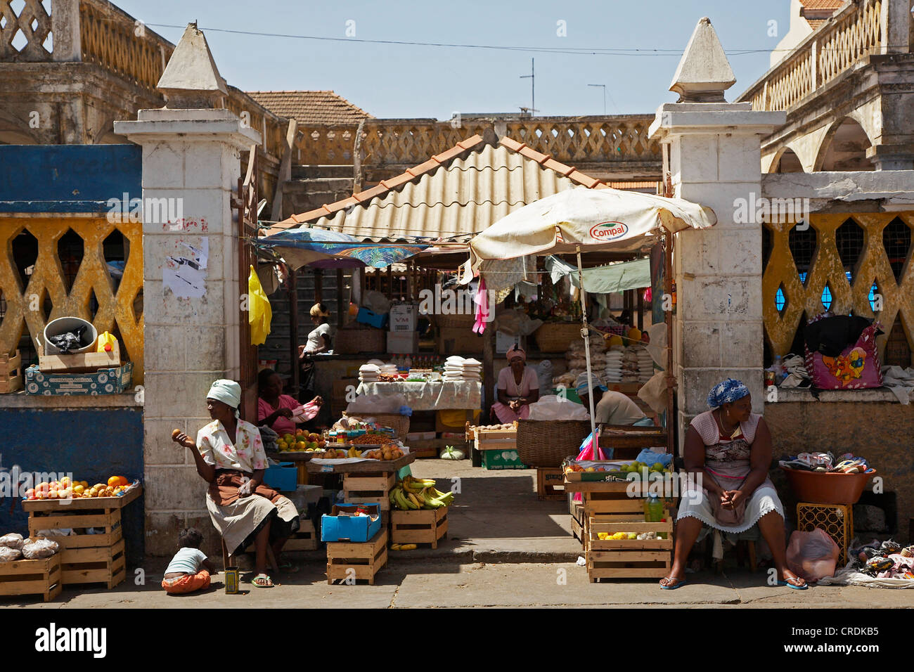 entrance of the market, Cap Verde Islands, Cabo Verde, island Santiago