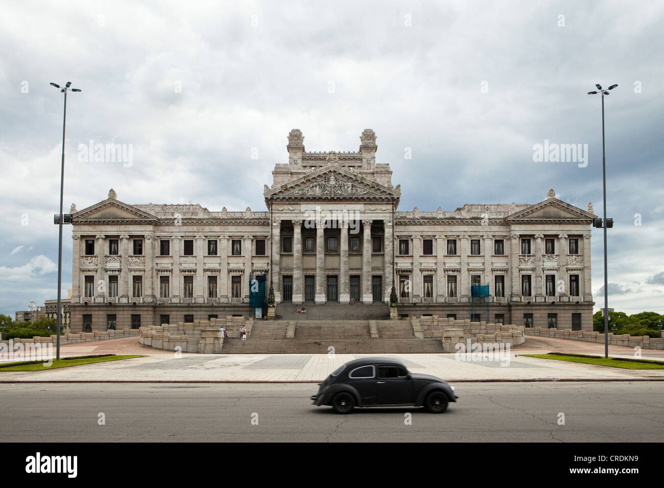 The Legislative Palace in Aguada, north of downtown, now the offices of the Uruguayan Parliament, Montevideo, Uruguay Stock Photo