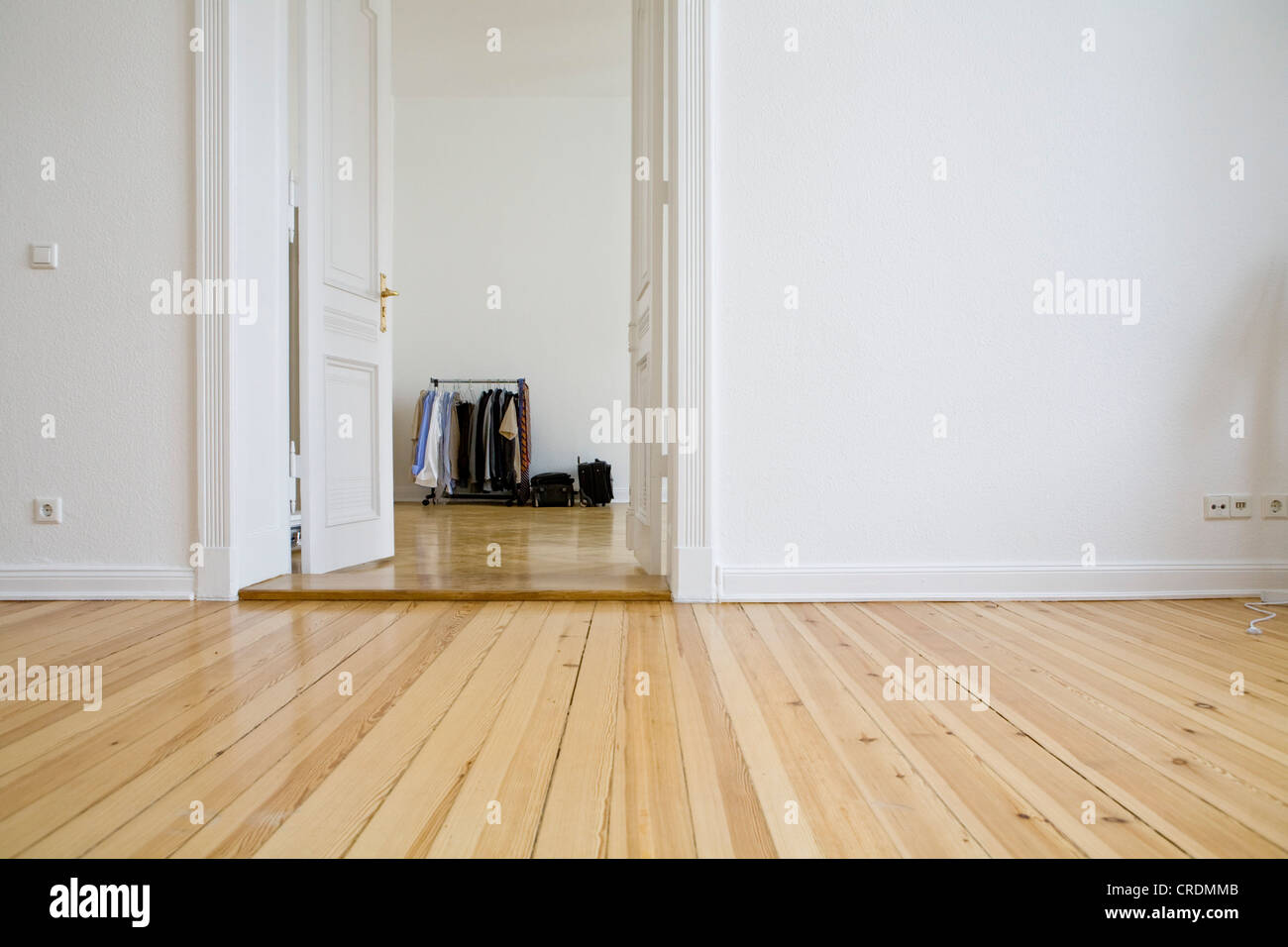Empty apartment, Berlin, Germany, Europe Stock Photo