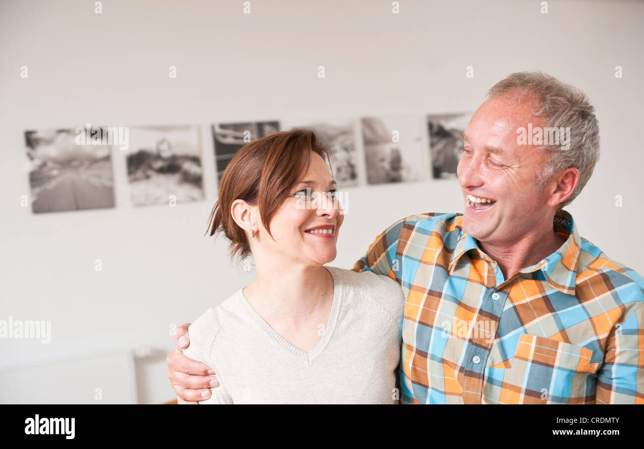 Laughing couple Stock Photo