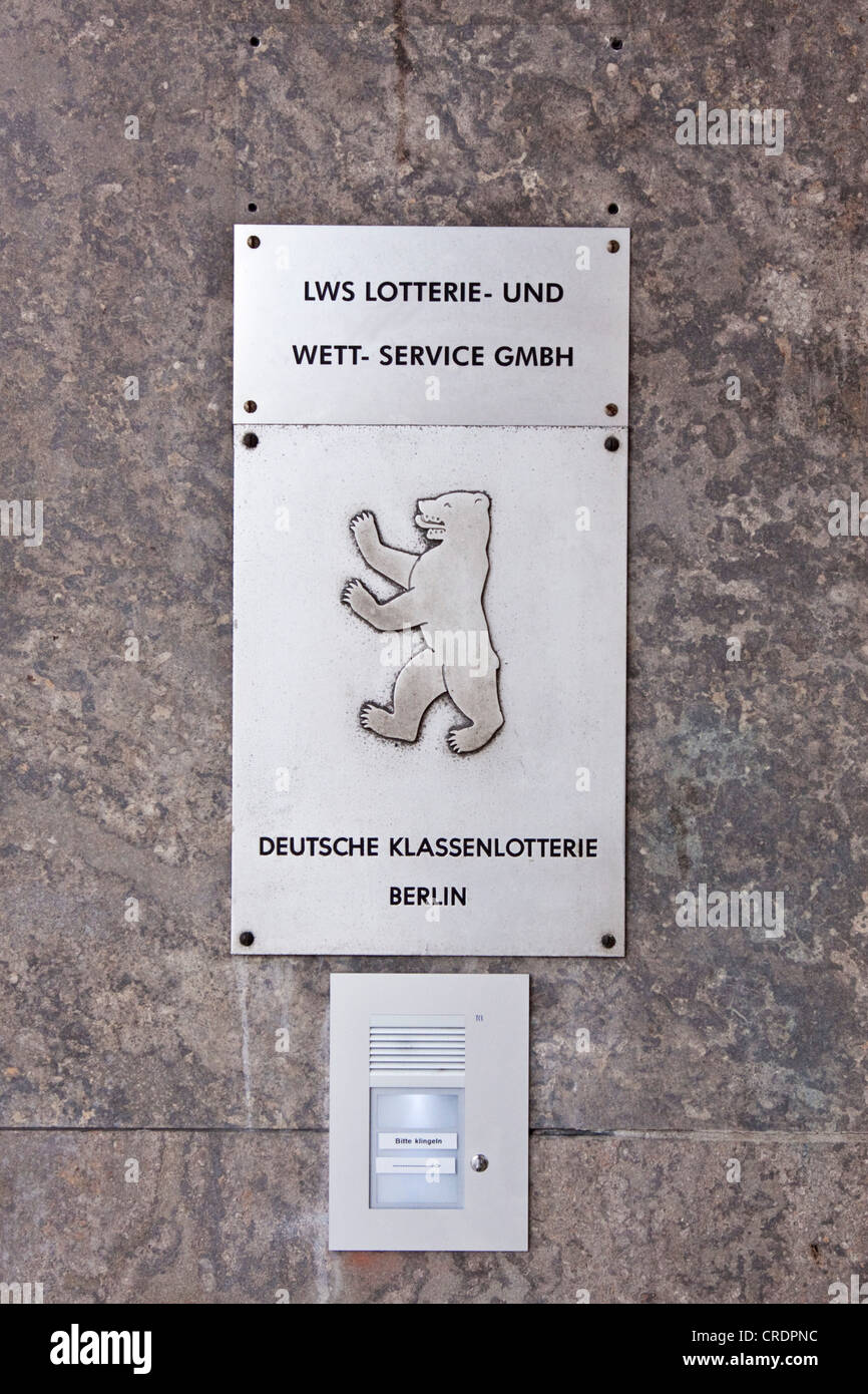 German lottery berlin hi-res stock photography and images - Alamy