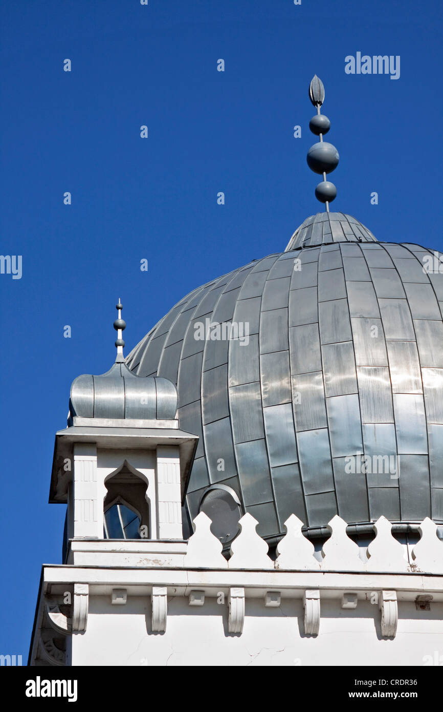 Dome of Ahmadiyya Mosque, Wilmersdorf Mosque, Berlin Mosque, the oldest mosque in Germany, 1924 - 1928, Berlin, Germany, Europe Stock Photo