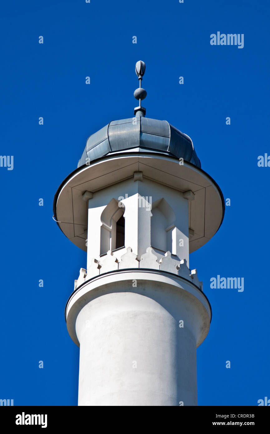Minaret of Ahmadiyya Mosque, Wilmersdorf Mosque, Berlin Mosque, the