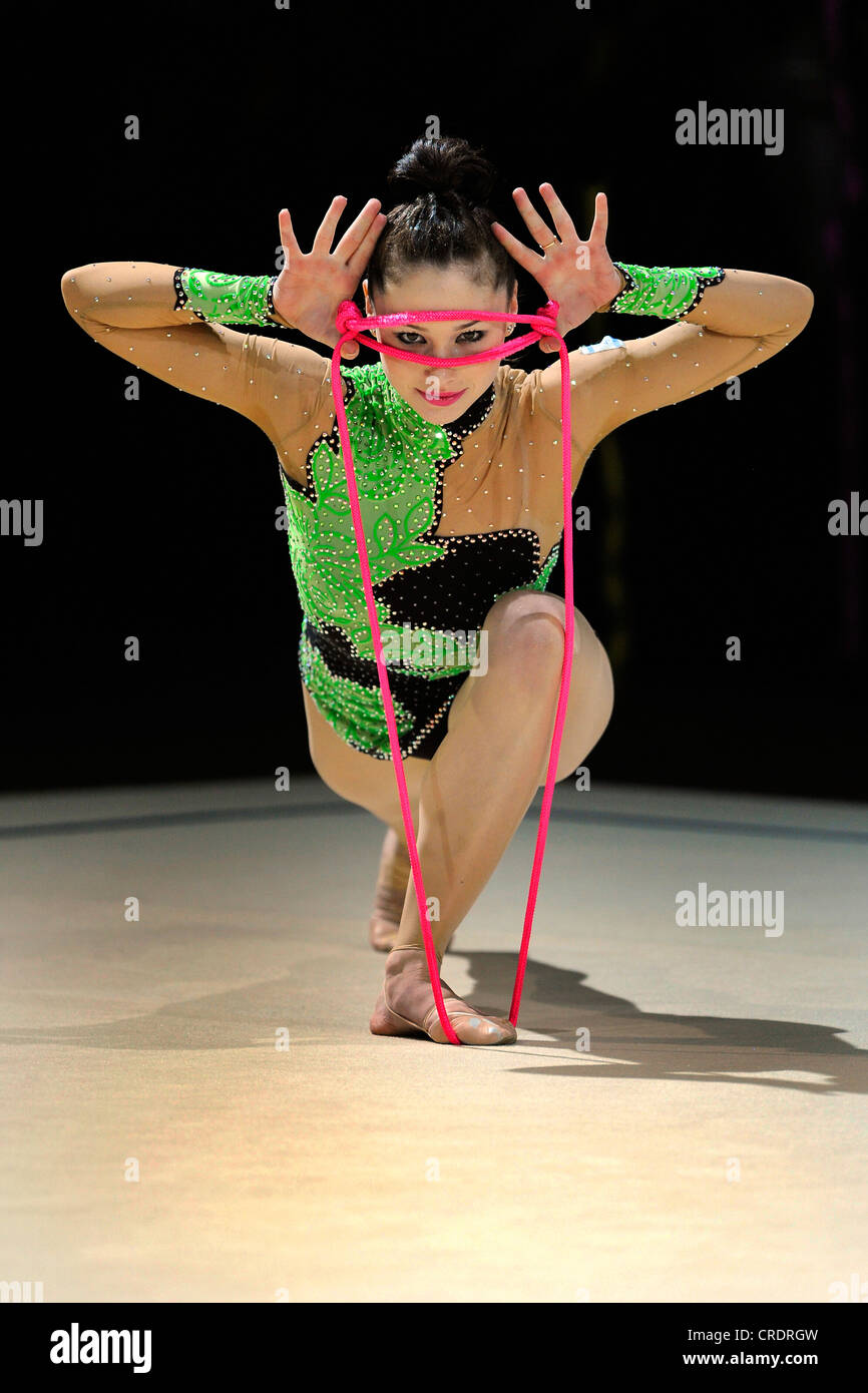 Rhythmic gymnastics rope hi-res stock photography and images - Alamy