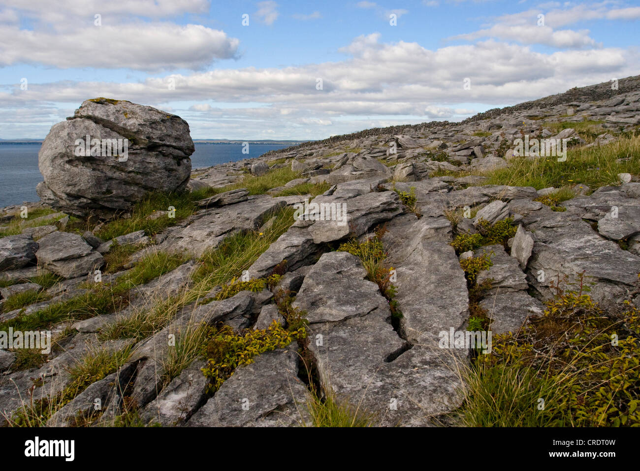Burren landscape, Ireland, Clarens, The Burren Stock Photo