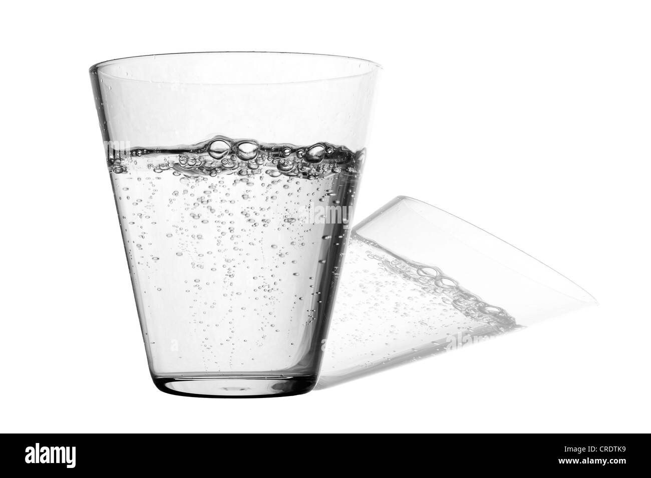 Illustration, water glass Stock Photo Alamy
