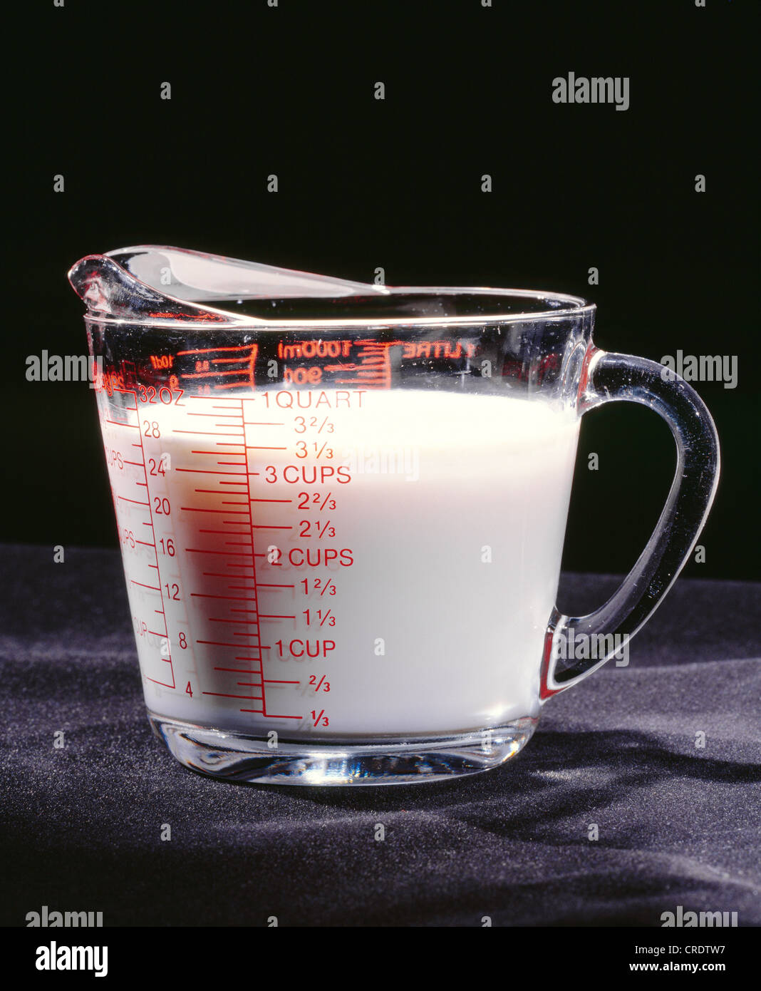 Measuring Cup Milk High Resolution Stock Photography And Images Alamy