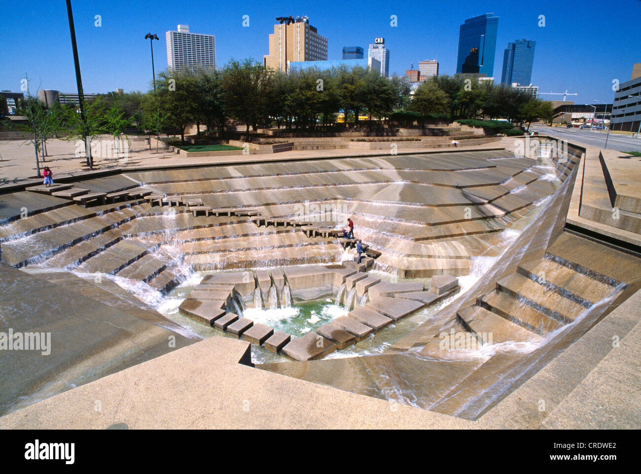 Fort Worth Water Gardens Houston St And 13th Street Texas