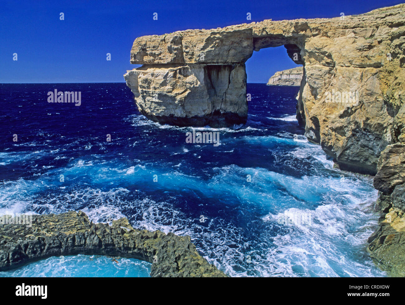 Dwejra point, Gozo island, Malta Stock Photo