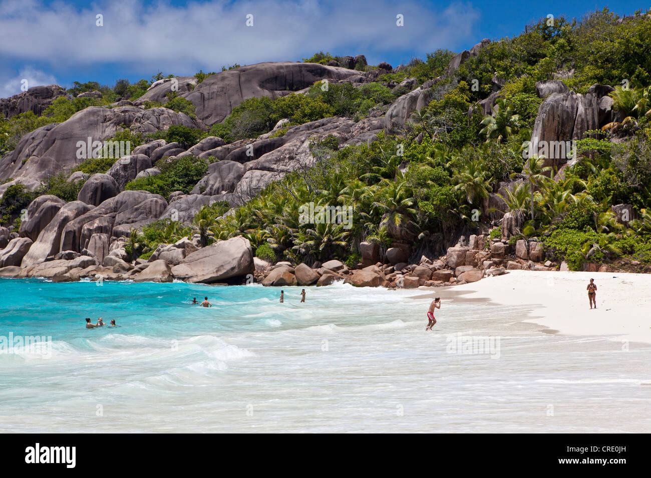 Grande Soeur island, Les Soeurs or Sister Islands, Seychelles, Africa, Indian Ocean Stock Photo