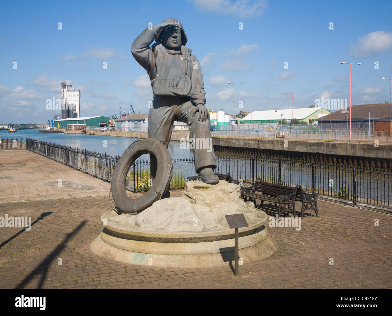 Statue of lifeboat man hires stock photography and images Alamy