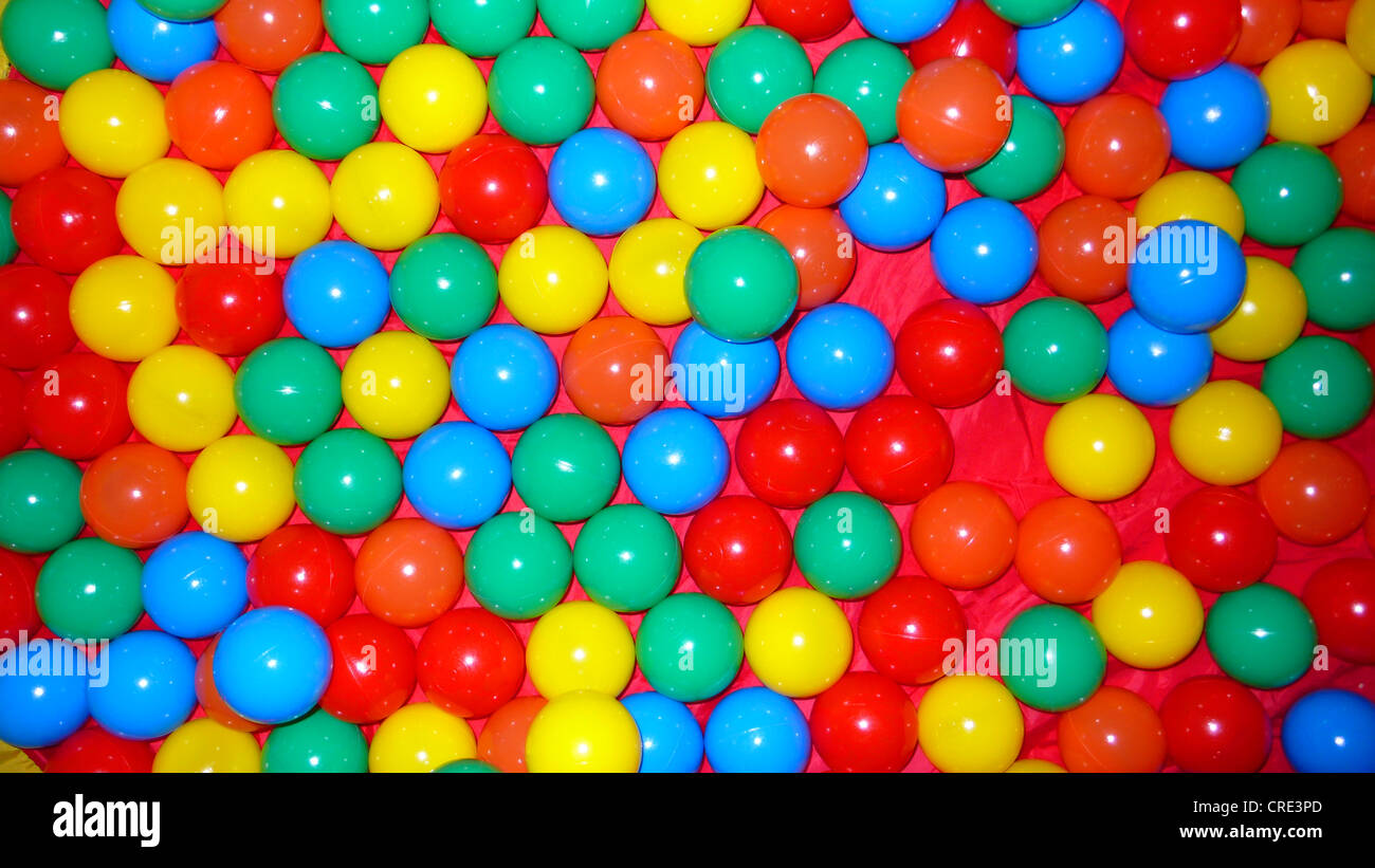 colourful plastic balls Stock Photo Alamy