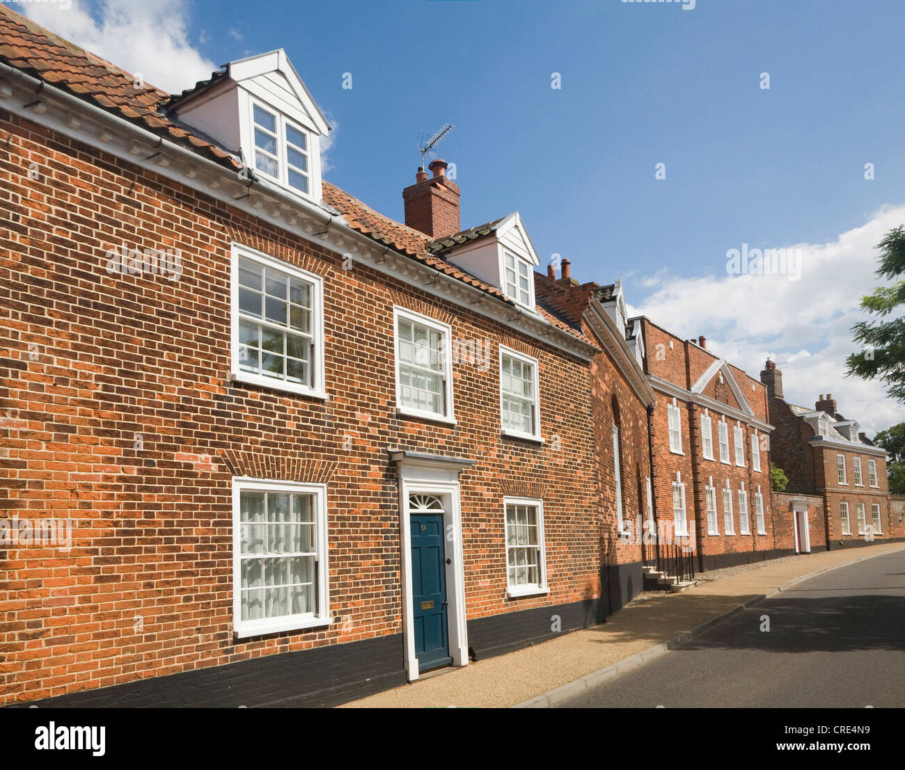 Historic Montagu House and other buildings in Northgate, Beccles
