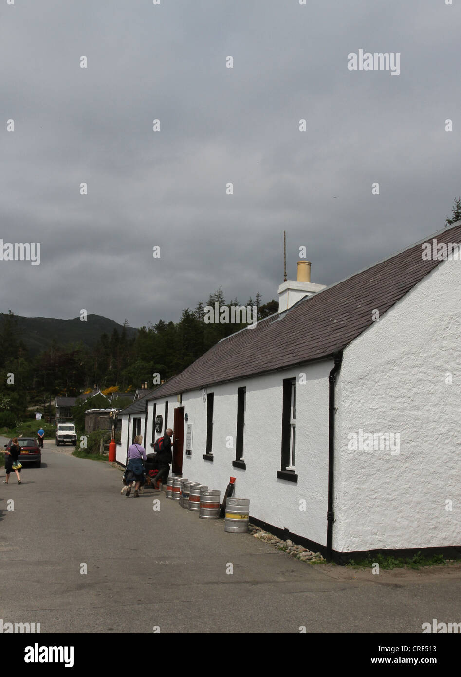 The Old Forge pub Inverie Knoydart Scotland  May 2012 Stock Photo