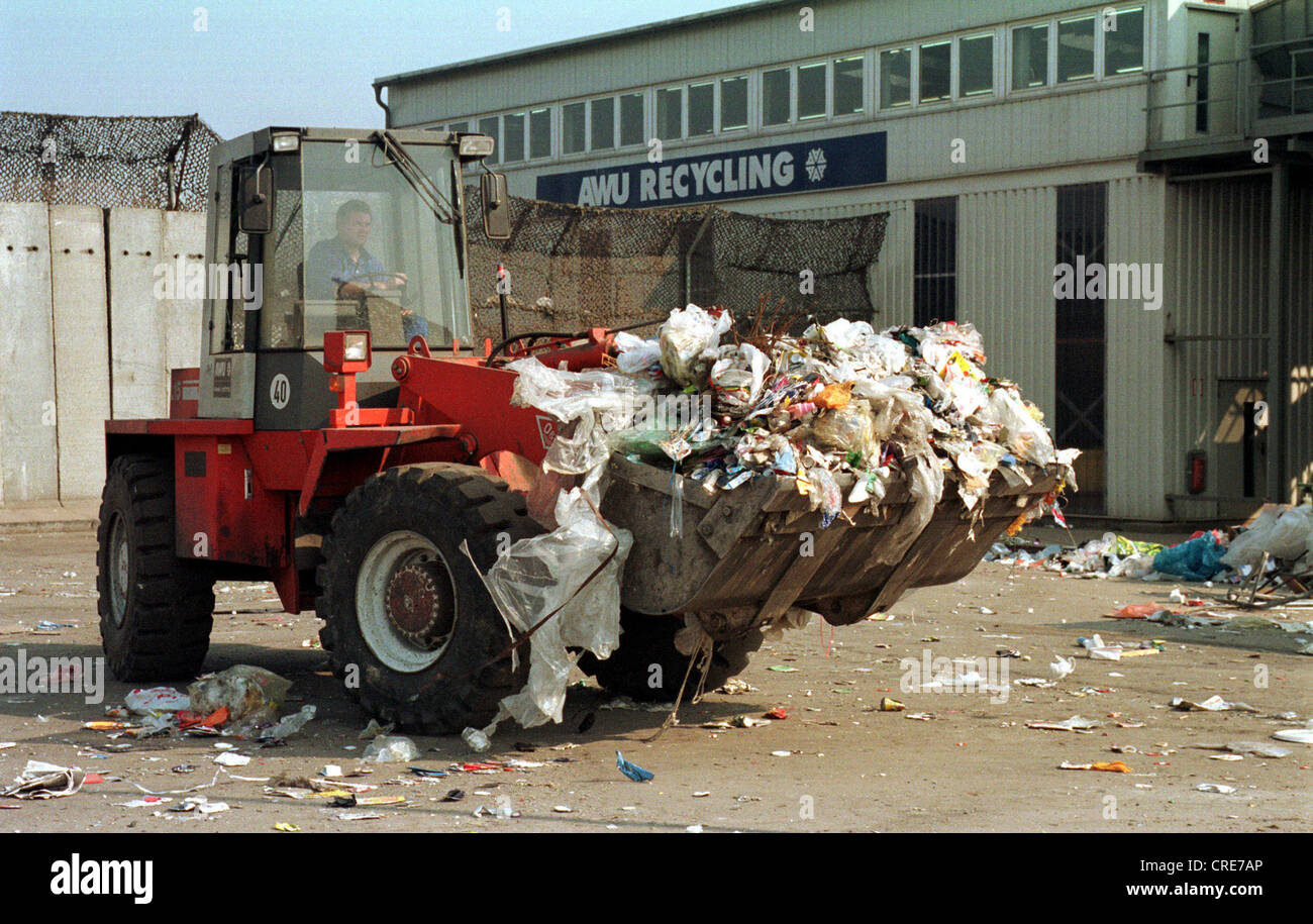 Plastics recycling in the ALBA group, Berlin, Germany Stock Photo Alamy