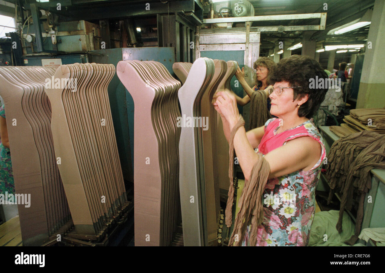 Feinstrumpffabrik, Auerbach, Germany Stock Photo