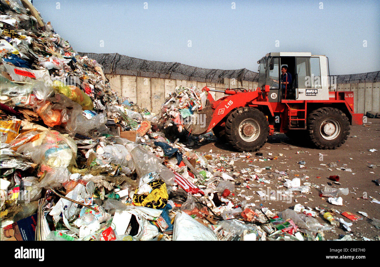 Plastics recycling in the ALBA group, Berlin, Germany Stock Photo Alamy