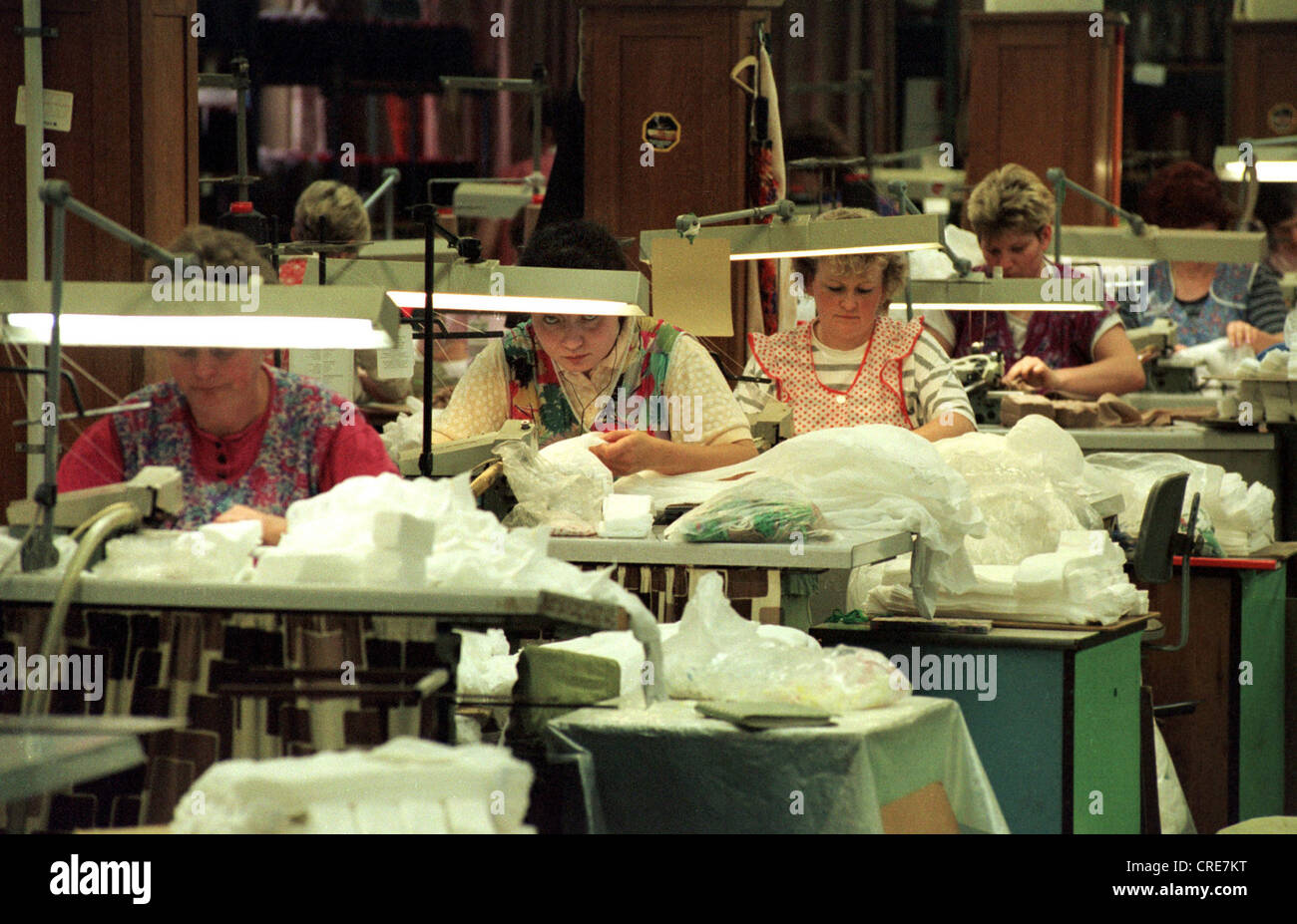 Feinstrumpffabrik, Auerbach, Germany Stock Photo