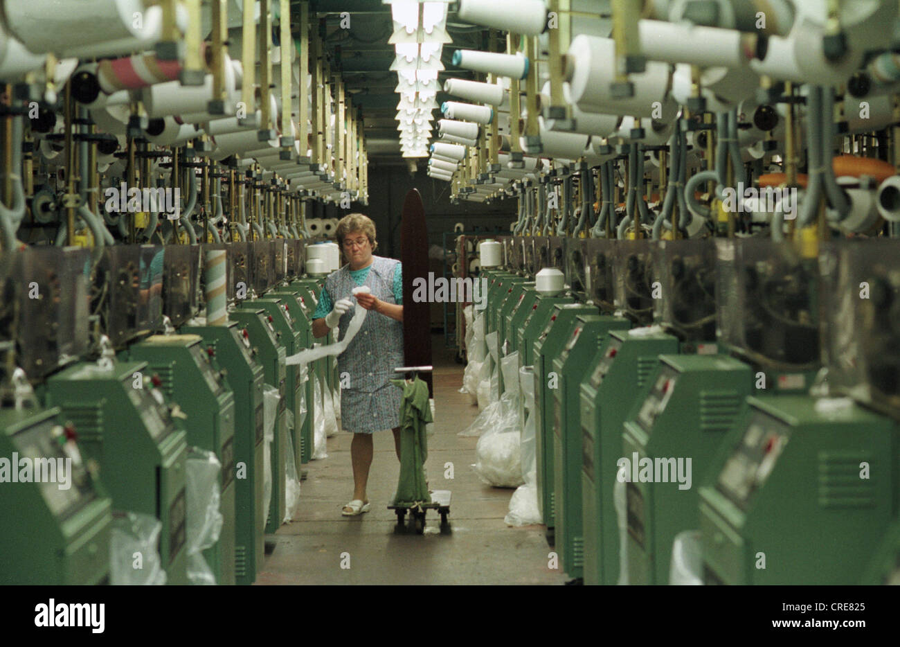 Feinstrumpffabrik, Auerbach, Germany Stock Photo