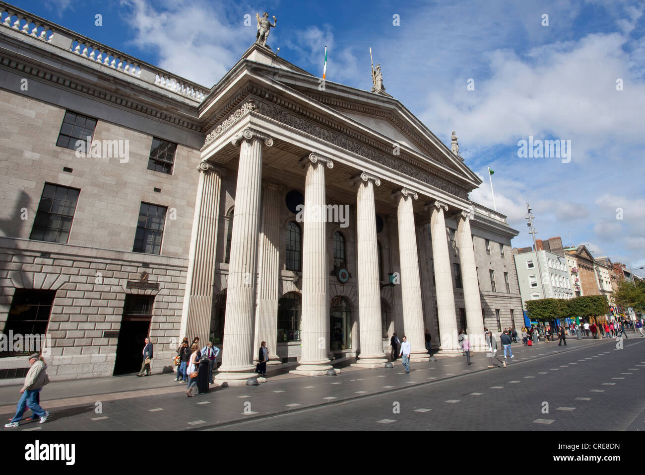 General Post Office, GPO, in O'Connell Street, Dublin, Ireland, Europe