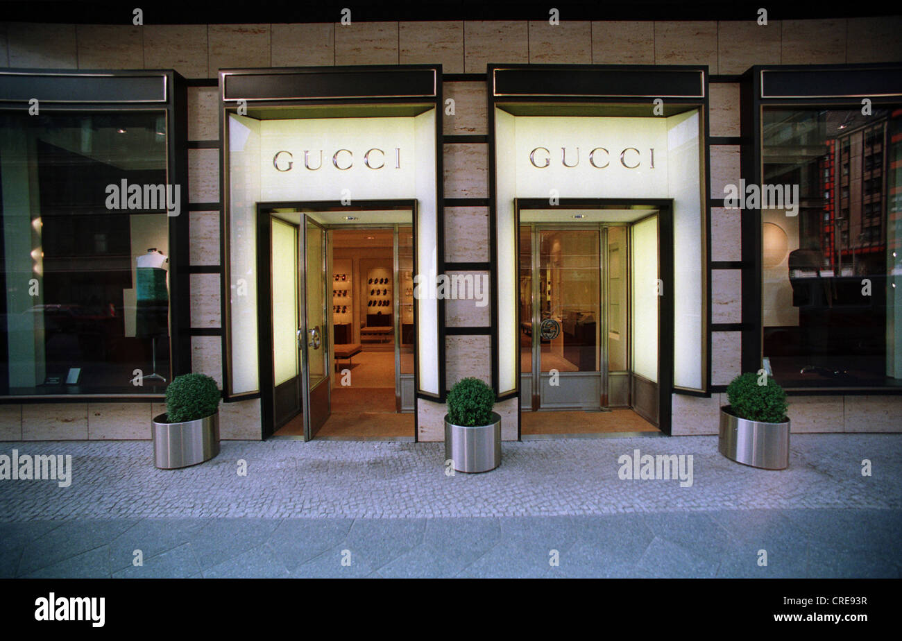 scramble Puno Tilskynde Business of the Gucci brand, Berlin, Germany Stock Photo - Alamy