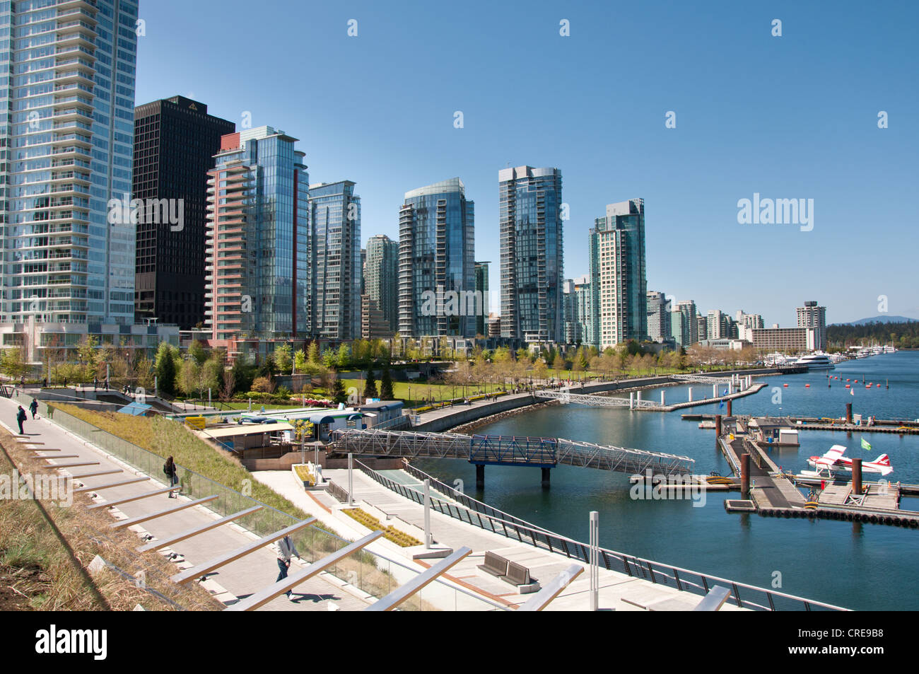 Coal Harbor, Vancouver Stock Photo Alamy