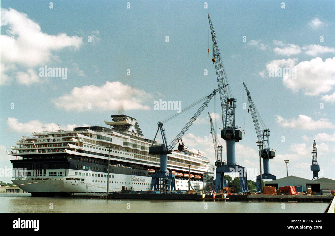 Luxury liner Mercury, Papenburg, Germany Stock Photo