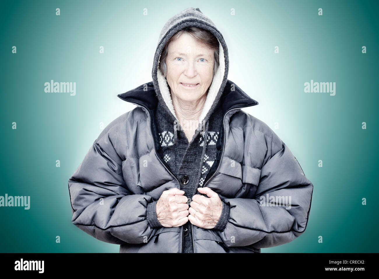 Person wearing blue jacket hi-res stock photography and images - Alamy