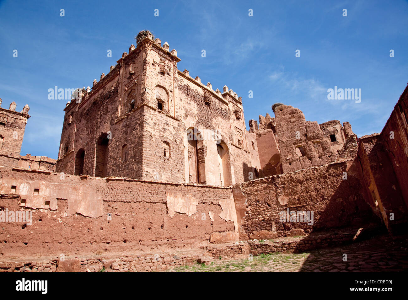 Telouet Kasbah, Telouet, Ounila Valley, High Atlas Mountains, Morocco, Africa Stock Photo