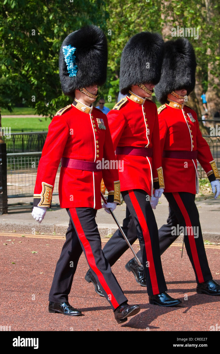 Trooping the Colour-rehearsal Stock Photo
