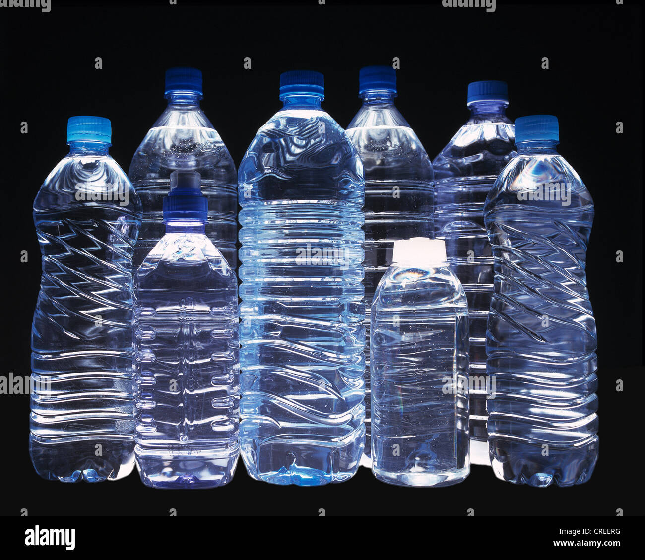 Plastic bottles for beverages Stock Photo Alamy
