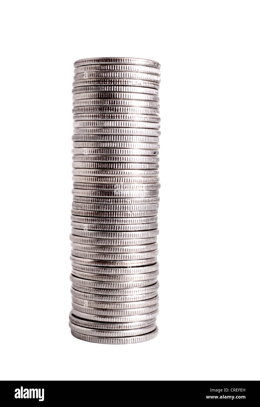 Swedish kronor coins isolated on white background Stock Photo - Alamy