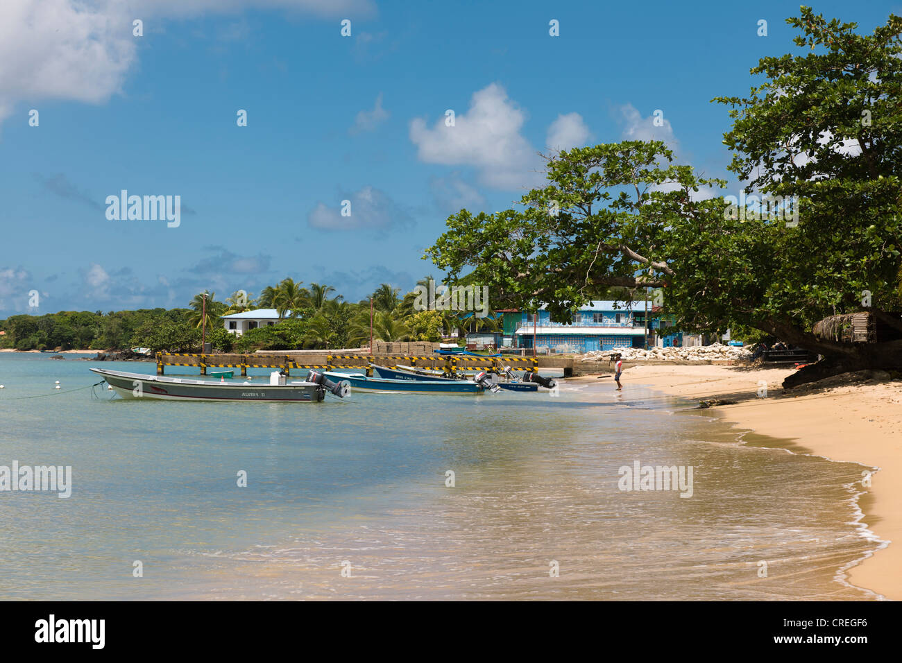 Beach on Little Corn Island, Caribbean Sea, Nicaragua Stock Photo Alamy