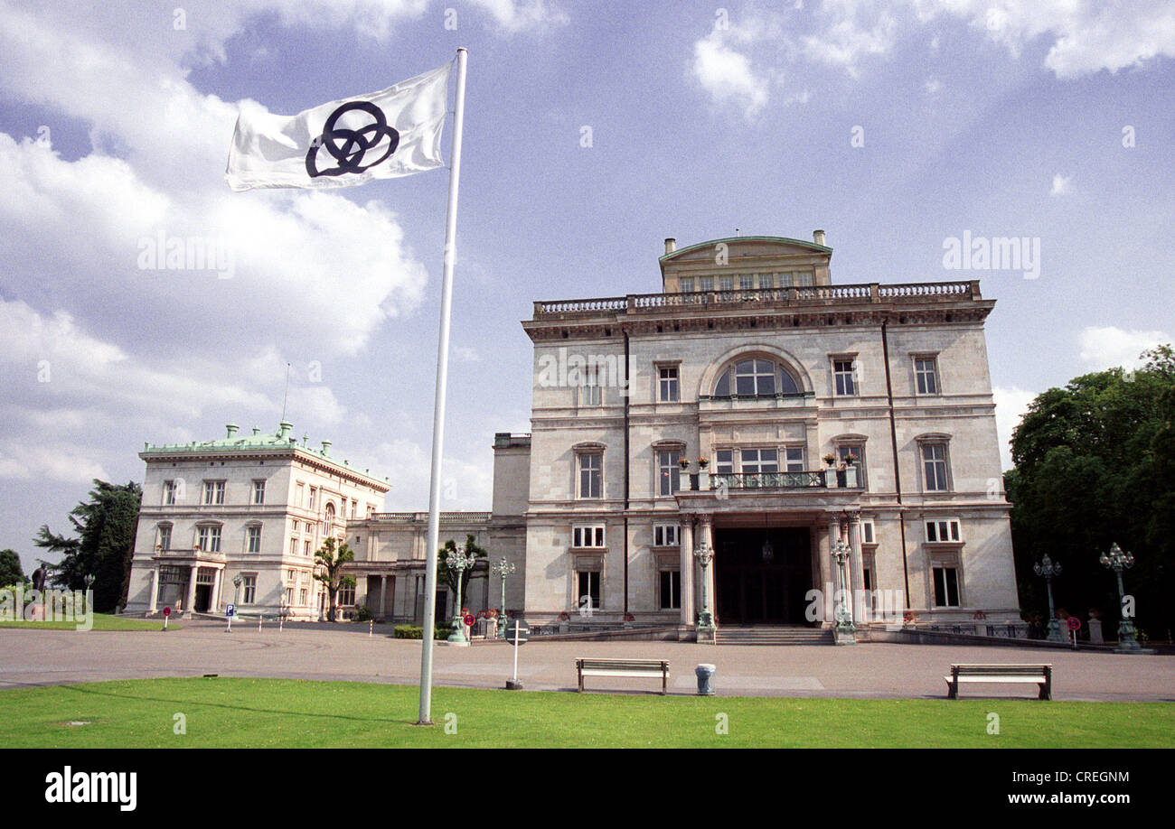 Villa Huegel in Essen, Germany Stock Photo Alamy