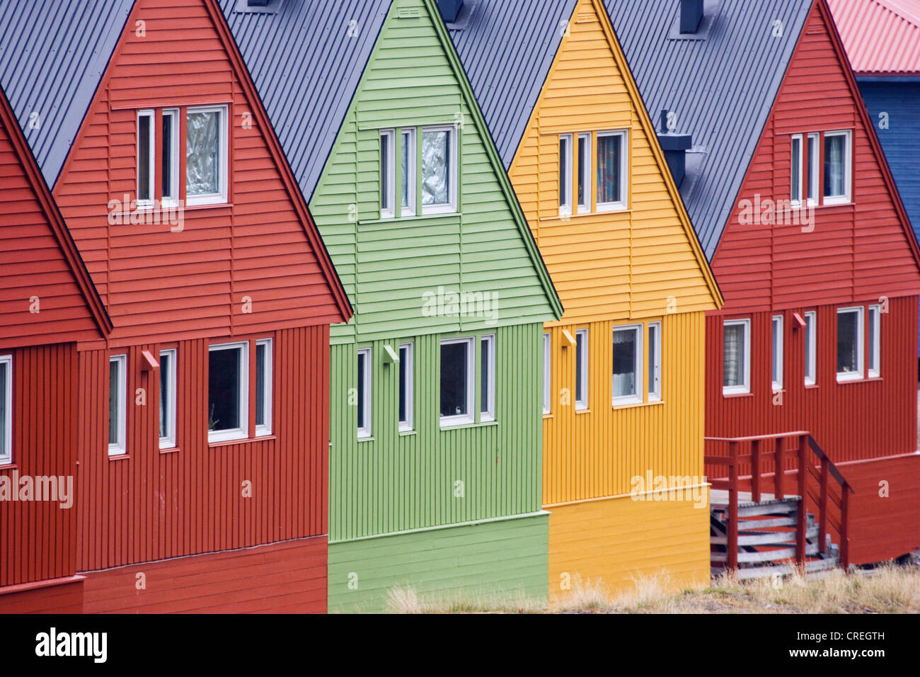 Houses in Longyearbyen, Norway, Svalbard Stock Photo Alamy