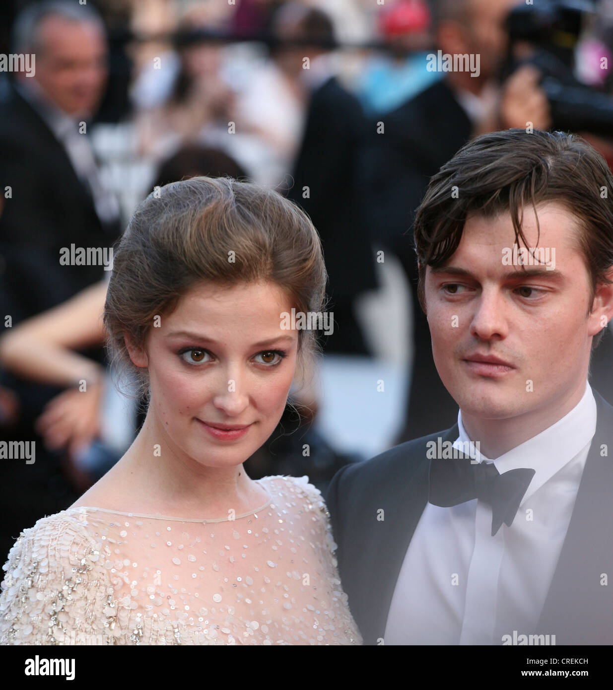 Alexandra Maria Lara and Sam Riley at the On The Road gala screening red carpet at the 65th Cannes Film Festival France. 2012 Stock Photo