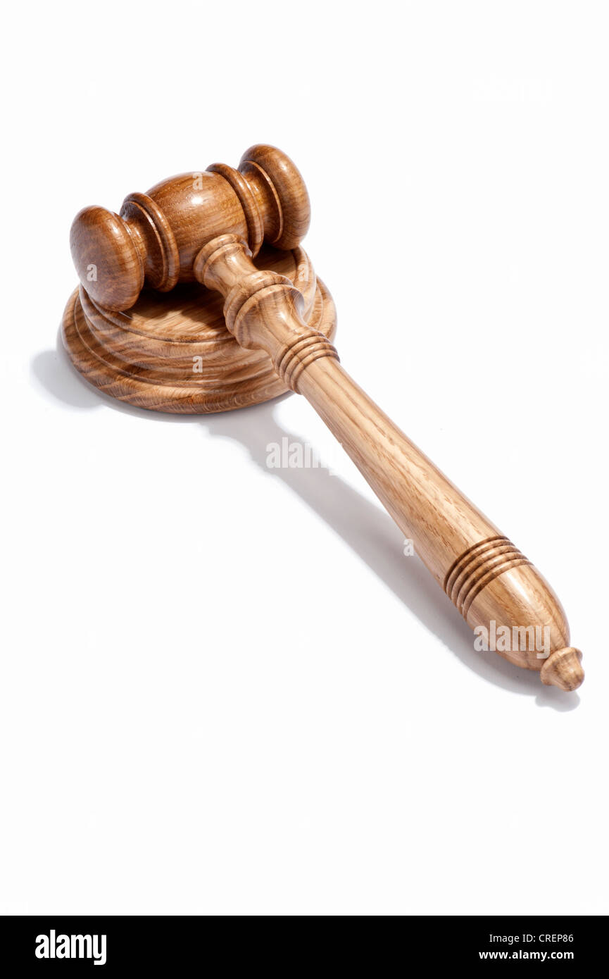 A judge's gavel Stock Photo