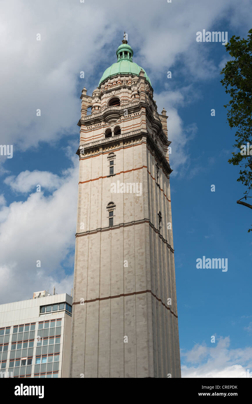 Queen's Tower, Imperial College, London. England. Stock Photo