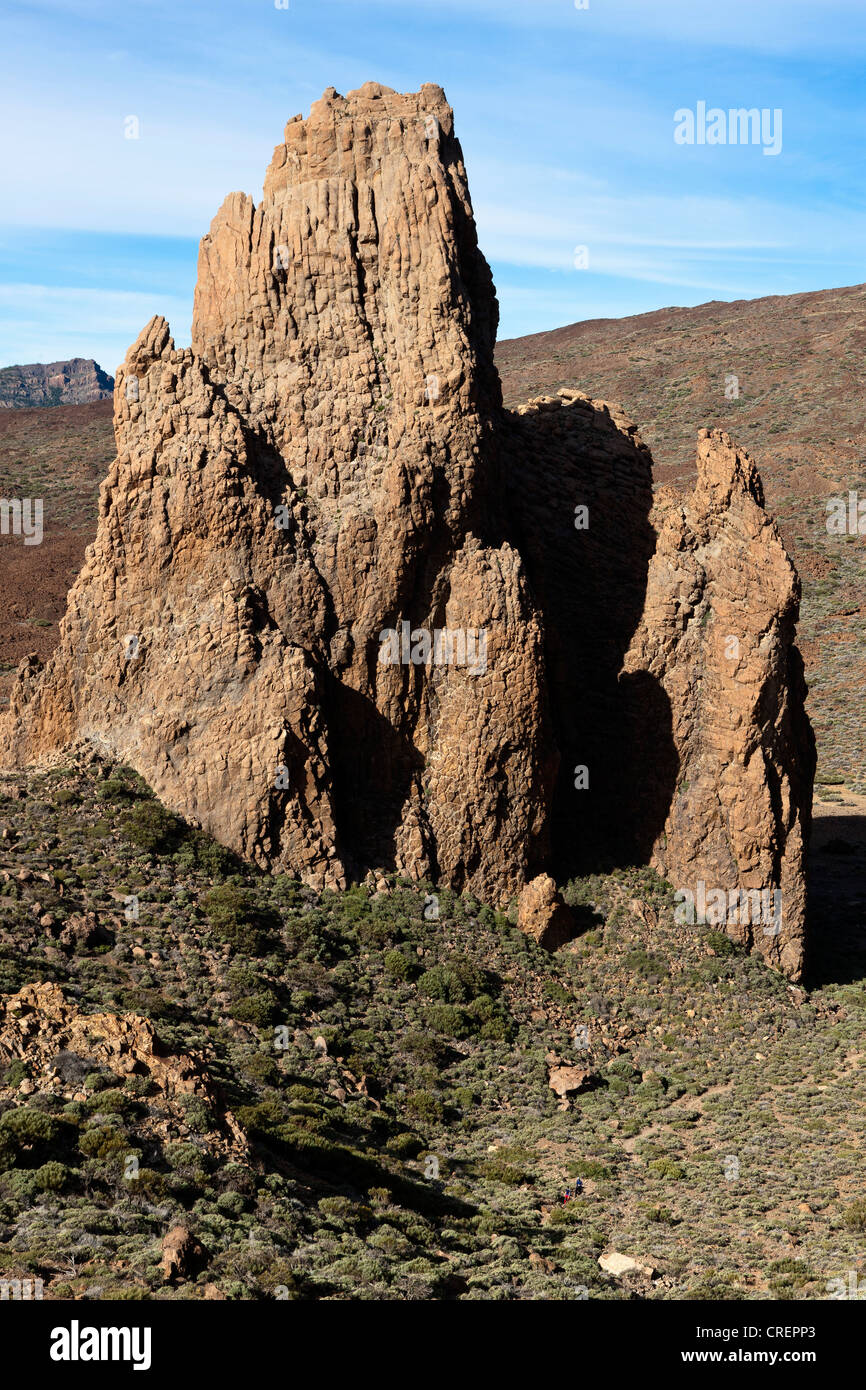 Rock formation, La Catedral, The Cathedral, Roques de Garcia, Canadas ...