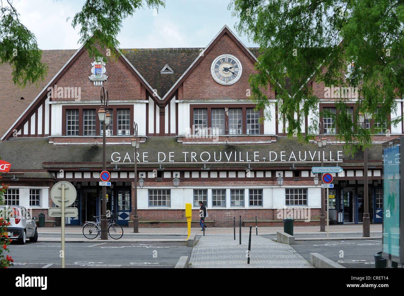 Trouville - Deauville Railway Station Gare De Trouville-Deauville Normandy France Stock Photo