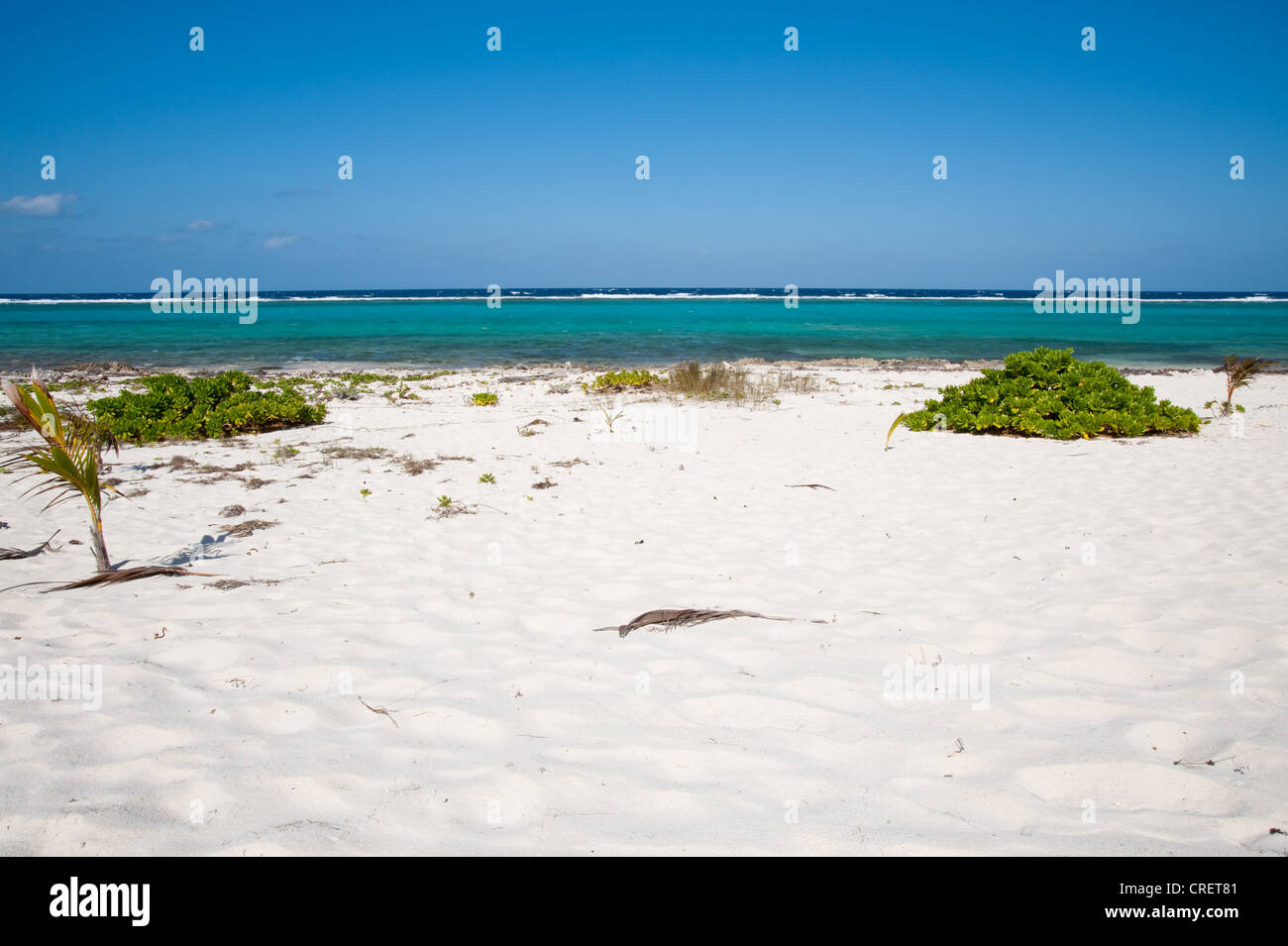 Rum Point Beach, Grand Cayman Stock Photo