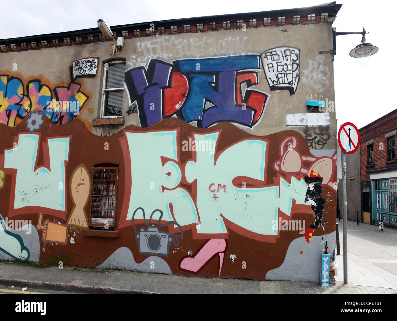 Urban graffiti Dublin 8, Ireland Stock Photo Alamy