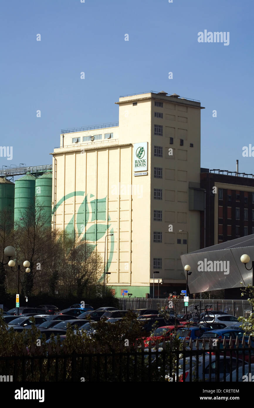 Rank Hovis Flour Mill Trafford Park Industrial Area next to Salford Quays Salford Greater Manchester England Stock Photo