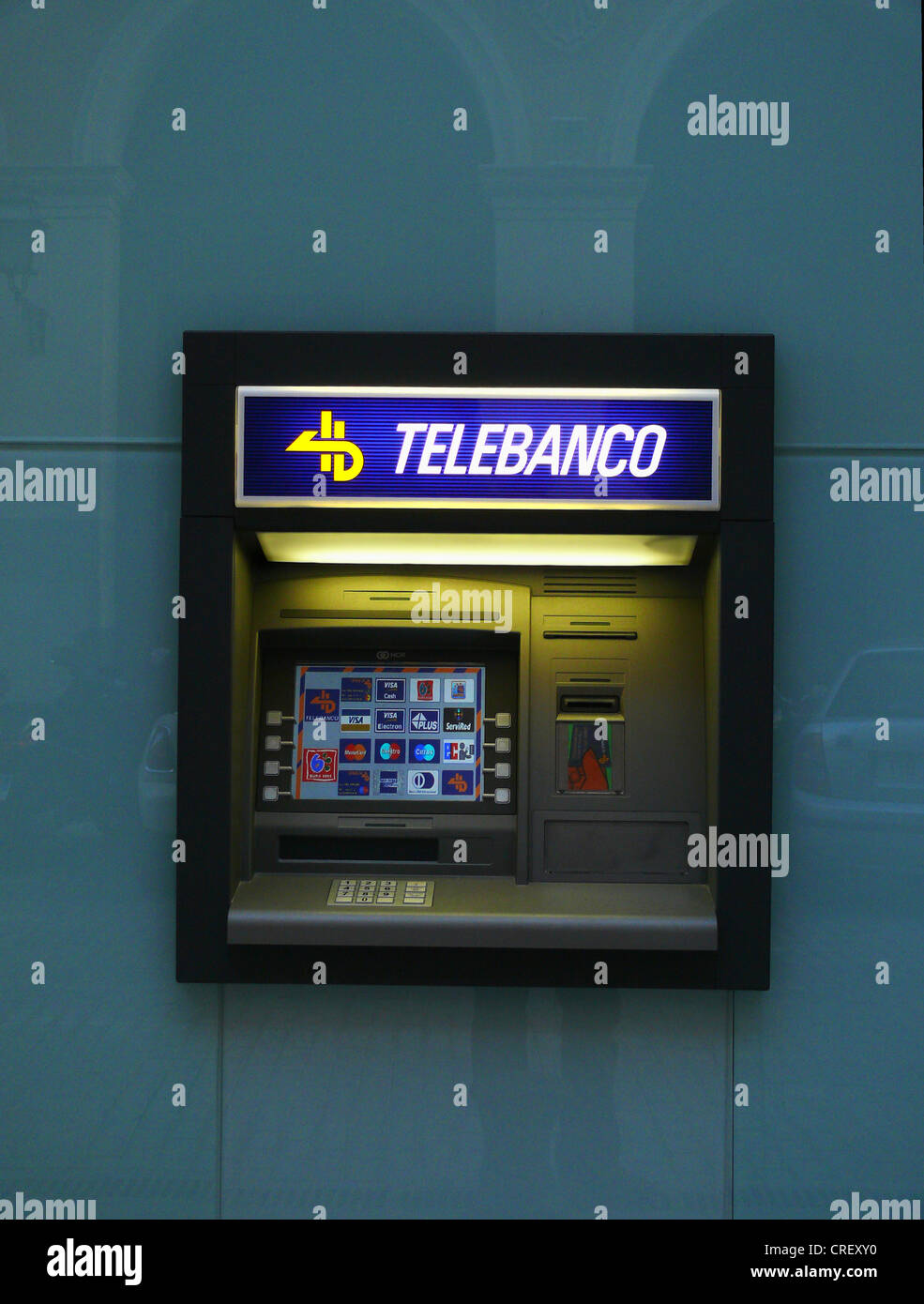 cashpoint at airport Stock Photo - Alamy