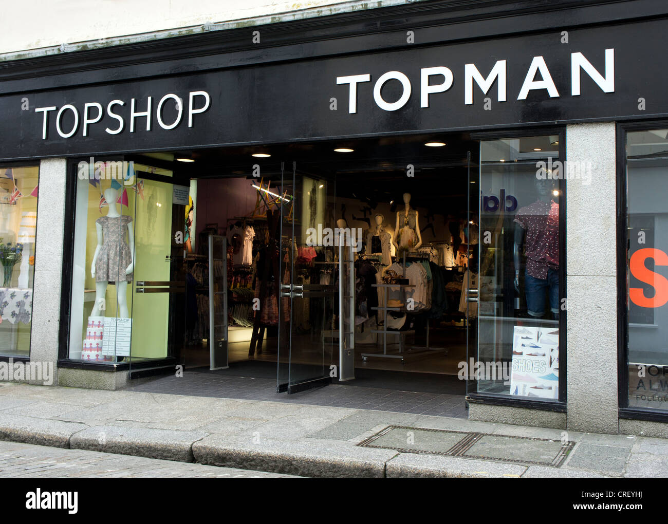 A Topshop & Topman store, uk Stock Photo - Alamy