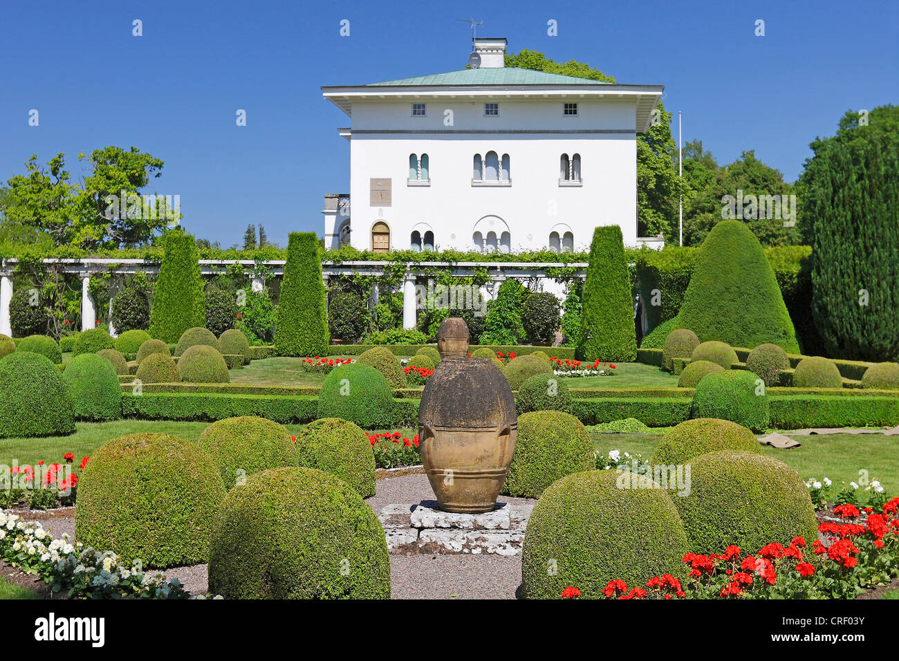 Castle Solliden, summer residence of the Royal Family, Sweden, Oeland Stock Photo