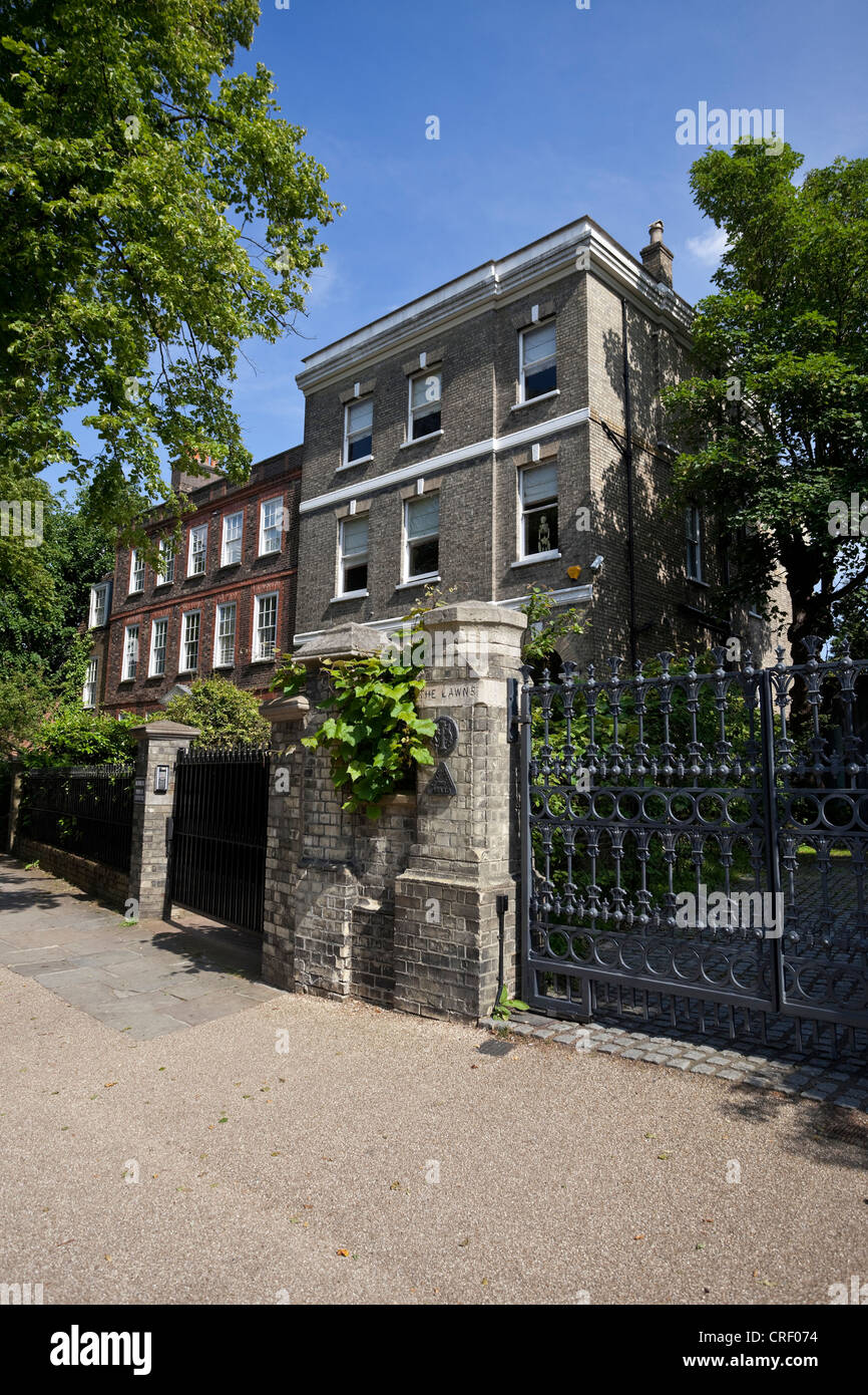Houses, South Grove, Highgate, London, N6, England, UK Stock
